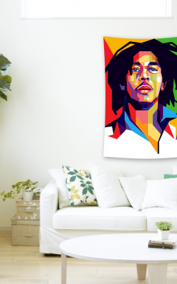Bob Marley Duvar Örtüsü
