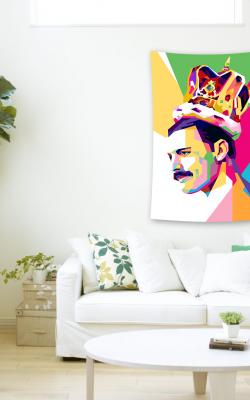 King Freddie Mercury Duvar Örtüsü