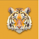 Tiger Duvar Örtüsü